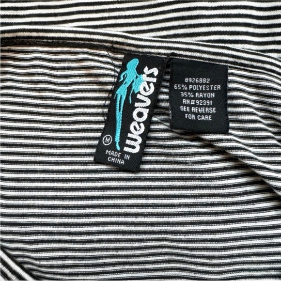 Y2K WEAVERS Mini Stripe Spaghetti Strap Dress - Medium - Picture 9 of 11